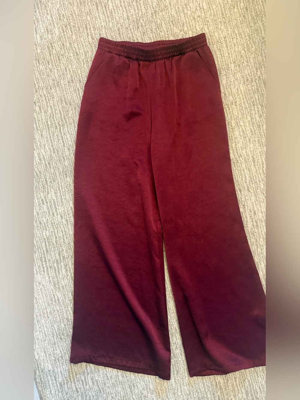 Karen Kane Wide Leg Satin Pants